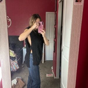 RDI Black Short Sleeve Top